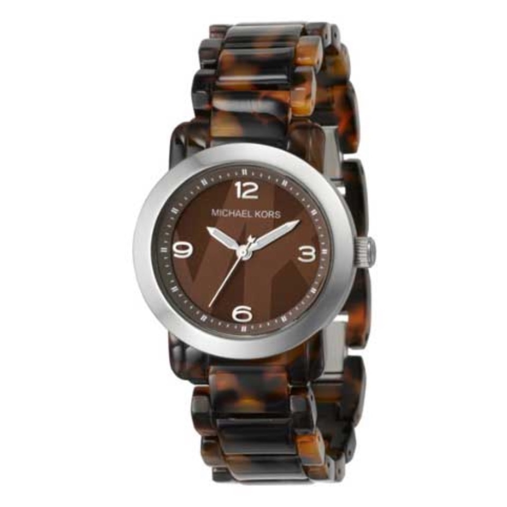 Micheal Kors Stainless Steel tortoise watch!